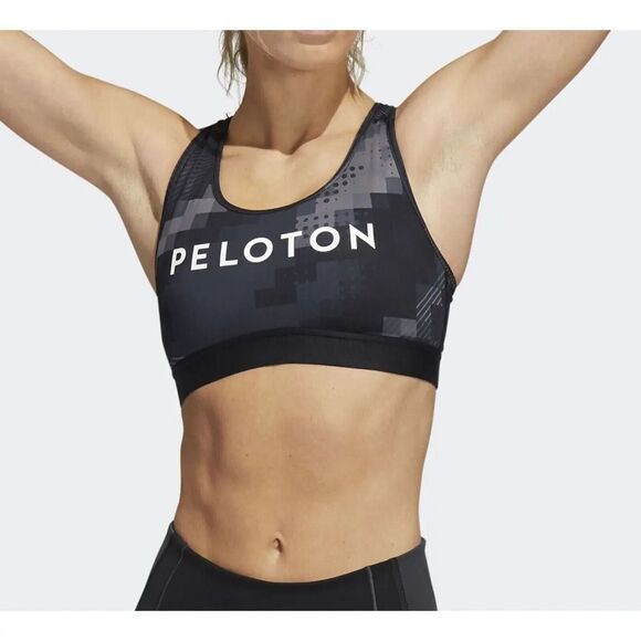 NWT Peloton x Adidas Digi Motion HEAT.RDY Believe This Bra Size M - Picture 1 of 15